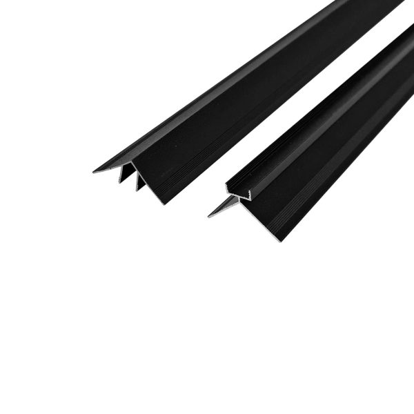 Perfiles metalside int/ext color negro - Imagen 2